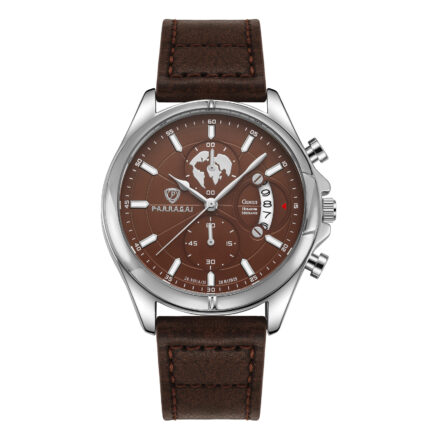 Parragai Beetle M: PG1012B Brown / Silver / Brown